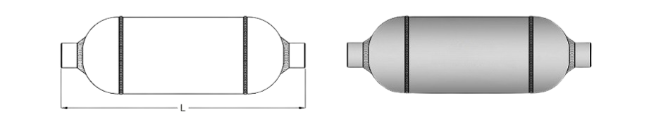 Pipe Gauge 90° Syphon Main View